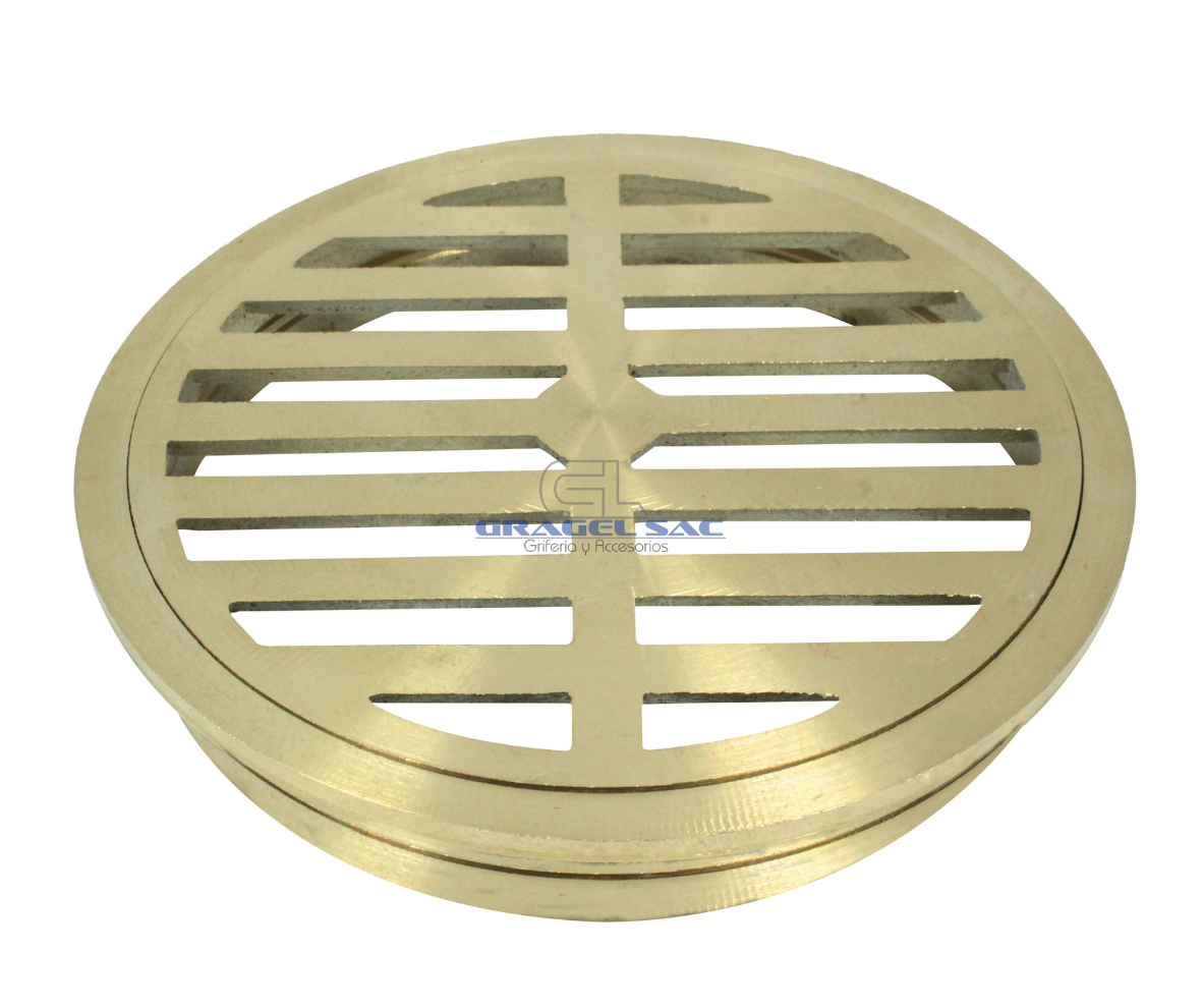 SUMIDERO DE 4″ BRONCE PESADO