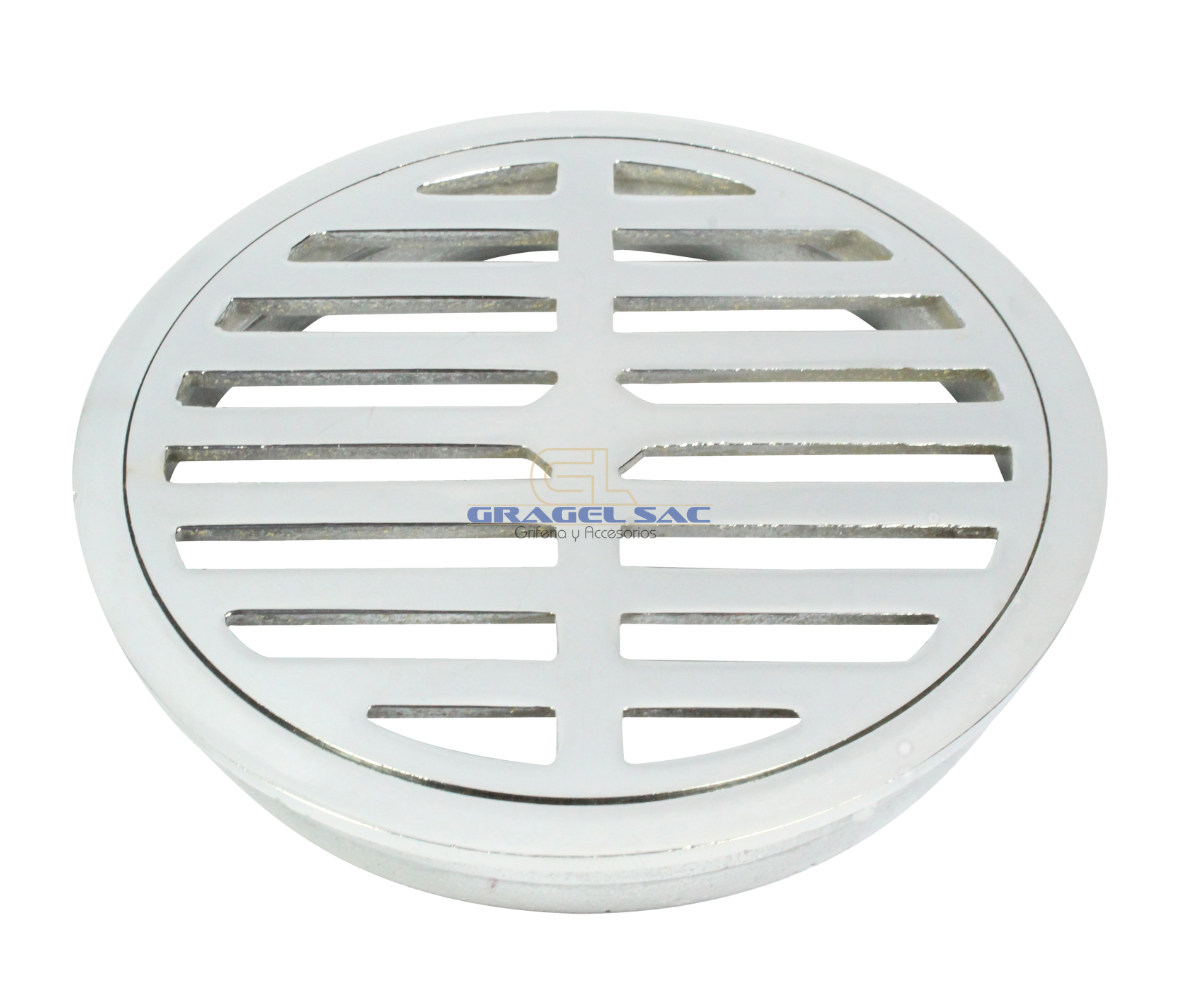 SUMIDERO DE 4″ CROMADO PESADO