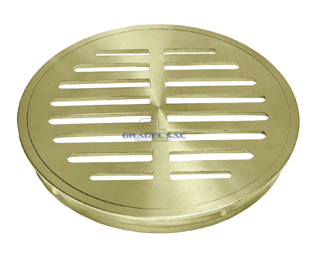 SUMIDERO DE 6″ BRONCE PESADO