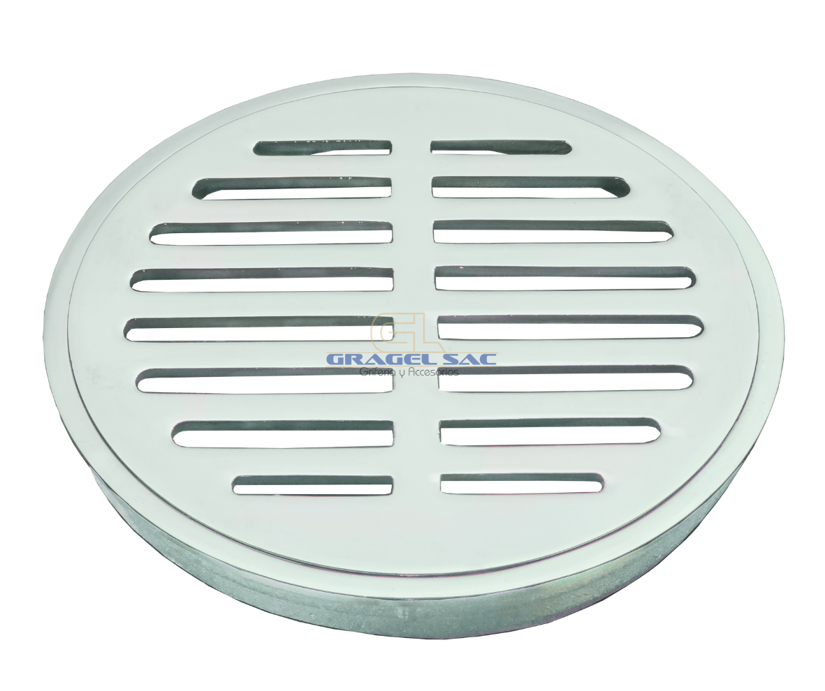 SUMIDERO DE 6″ CROMADO PESADO